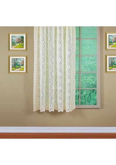 Today&apos S Curtain Hopewell Premium Dantel Panel 160 Cm, Krem, 58 G X 63 U 50 x 22