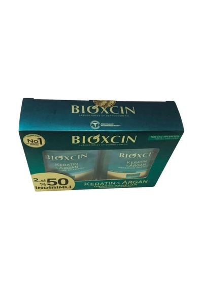 Tr Keratin & Argan Onarıcı Şampuan 300 Ml 2'li Set, Bka300