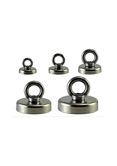 Magnet Fishing, Askılı Güçlü Neodyum Mıknatıs, Kurtarma Mıknatısı 60Mm