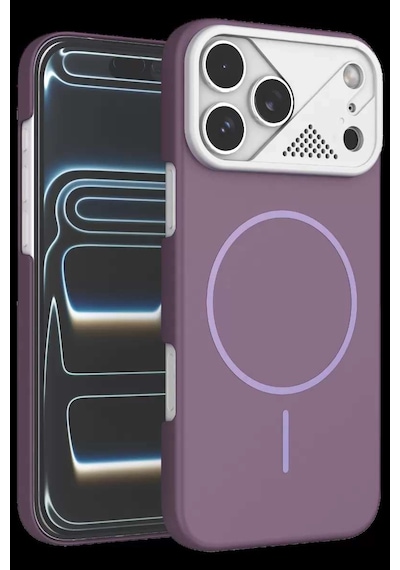 İphone 17 Pro Max Export Magsafe Kapak - Mor
