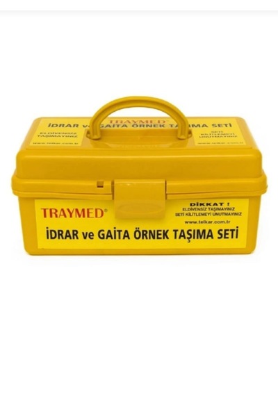 Traymed 16 Adet Gaita Örnek Taşıma Seti- Sarı