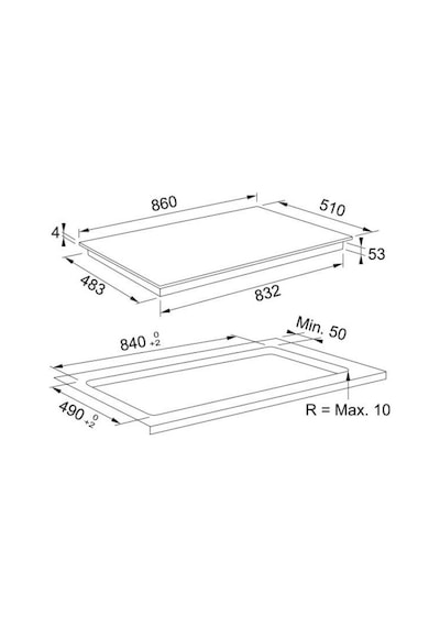 Franke FMY 906 I FP BK Black Glass İndüksiyonlu Ankastre Ocak