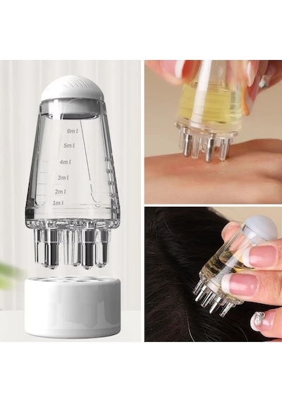 Mini Saç Derisi Ve Cilt Bakım Serum Aplikatörü Saç Serum Şişesi 4989 Diğer