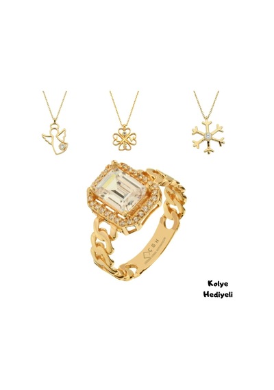 Çgk Çiğdem Gürel Kuyumculuk Gürel Gold Baget Tektaş Altın Yüzük Sarı