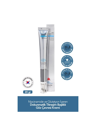 Niacinamide & Glutatyon İçeren Dokunmatik Titreşim Başlıklı Göz Çevresi Kremi Glutathione Eye Cream