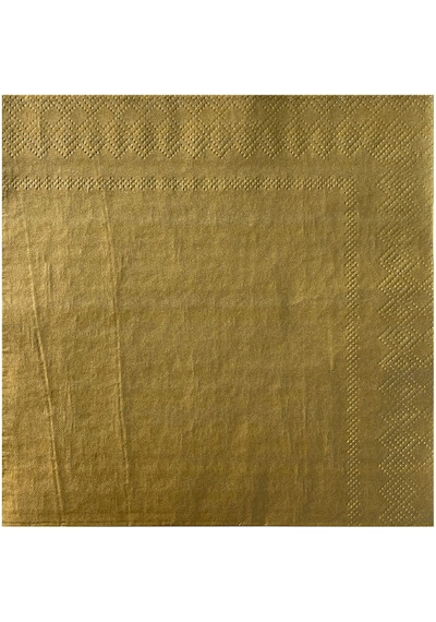 Servis Peçete Gold 33x33 Cm - 20 Adet