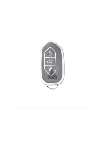 Togg T10x 3 Tuşlu Smart Nano Koruma Anahtar Kılıfı Gri Gümüş Silver Renk Yüksek Kalite