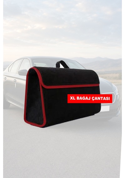 Mitsubishi Lancer Uyumlu Koltuk Yastığı Siyah Renk Bagaj Çantası Lüks Model