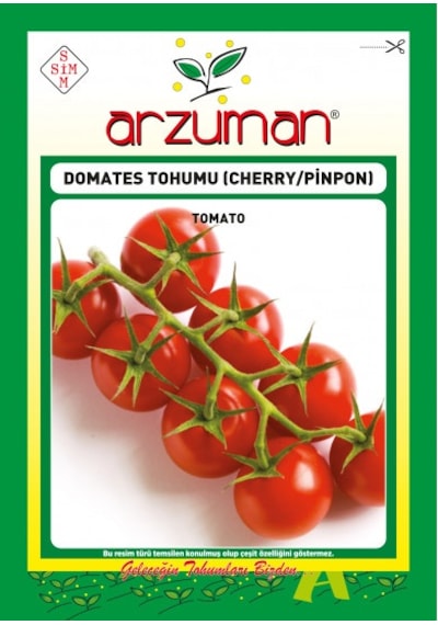 Arzuman Cherry Pinpon Domates Tohumu 250 Adet
