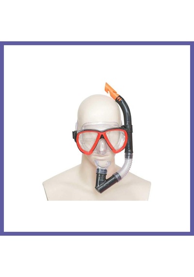 Bezos Kzl-2175a/121 Maske Şnorkel Seti Safari 1 Adet Nıda Çok Renkli