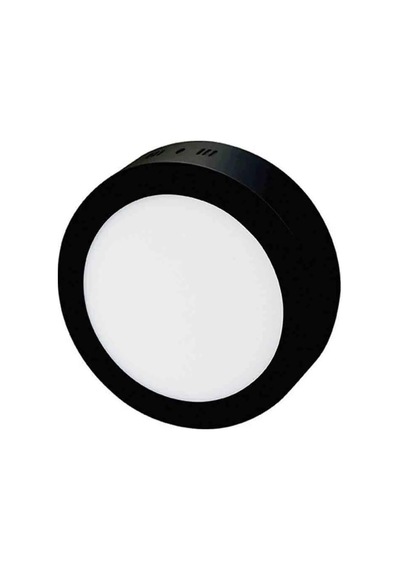 Cata Ct-5235 18w 6400k S. Üstü Led Beyaz Işık Armatür Yuvarlak Siyah Metal Kasa Çok Renkli