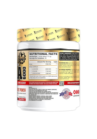 Dexter Jackson Bcaa 6000 232 Gram - 30 Servis