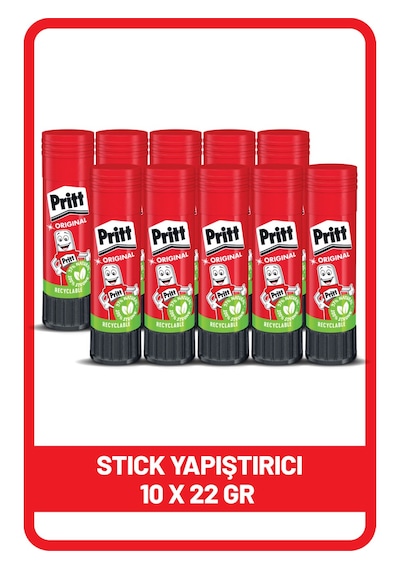 Pritt Stick Yapıştırıcı 22 Gr 10 Adet