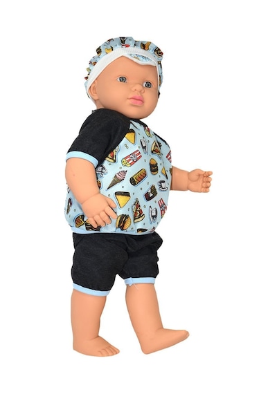 2251 Gamze. Konuşan Aliş Erkek Kel Bebek 55 Cm