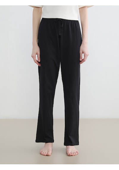Lcw Dream Siyah Beli Lastikli Kadın Pijama Alt