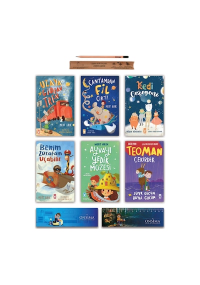 Timaş Çocuk Kedi Gezegeni - Teoman Çekirdek - Ayvayı Yedik Müzesi - Çantamdan Fil Çıktı Set 6 Kitap
