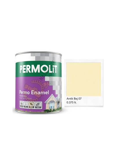 Permolit Enamel Sentetik Yağlı Boya Antik Bej 0.375 Lt. 350 ML