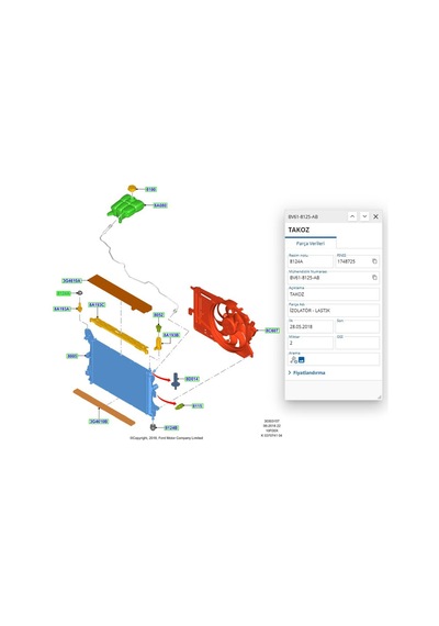Radyatör Bağlantı Takozu Connect Bm 02 Mks 517 - 98ab 8125 Ec