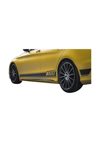 Mercedes C Serisi W205 2015-2018 Amg Yan Marşpiyel Altı Lip Pl