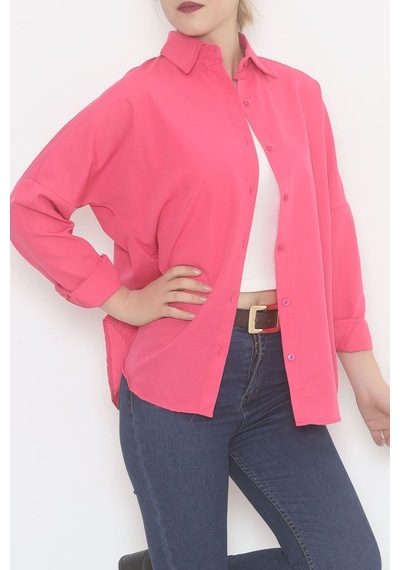 Bensu Store - Salaş Gömlek Fuşya - 293.1247. 001