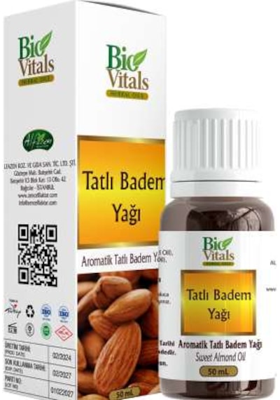 Bio Vitals Tatlı Badem Yağı 50ml X 2 Adet