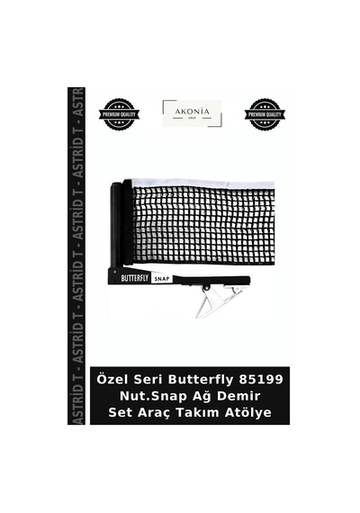 Özel Seri Butterfly 85199 Nut.snap Ağ Demir Set Araç Takım Atölye