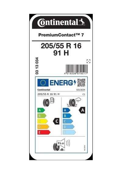 Continental 205/55R16 91H Premiumcontact 7 Yaz Lastiği 2024