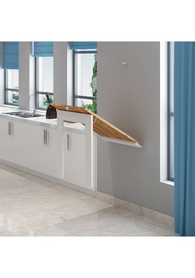 60x90 Cm Duvara Monte Çerçeveli Tablo Masa 1. Sınıf Çam MDF