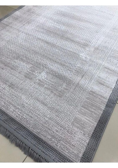 Padişah Halı Santo 66571 095 Serisi Akrilik Salon Oturma Yatak Odası Halısı Gri