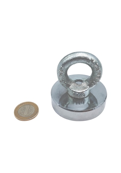 Çap 60 Mm Halkalı Mıknatıs - Balıkçı, Deniz Kurtarma Mıknatısı