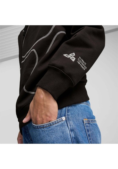 Puma Bmw Motorsport Statement Erkek Siyah Sweatshirt 627288-01 Siyah