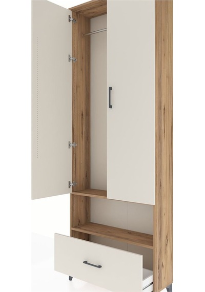 Arges Dolap 2 Raflı Tek Çekmeceli Tek Askılı 88x30x243 Çam-aytaşı Atlas Çam Arges Dolap 2 Raflı Tek Çekmeceli Tek Askılı 88x30x243 Çam-aytaşı Atlas Çam