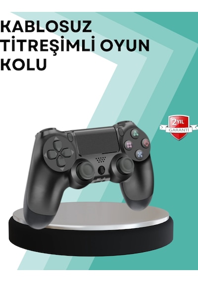 Kablosuz Ps4 Oyun Kolu Çift Titreşimli Motor, Uzun Pil Ömrü Ve Hassas Kontrol