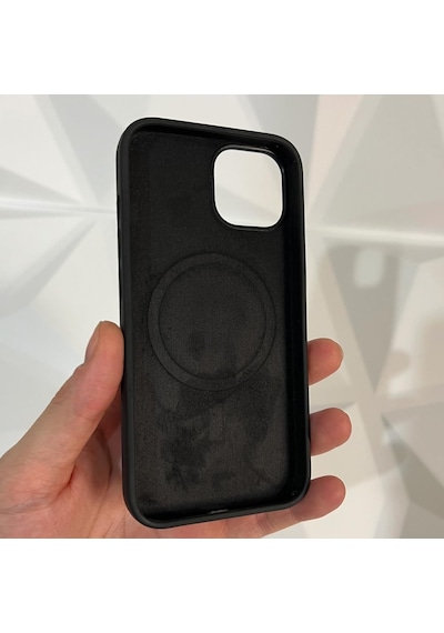 Lexroo İphone 13-14 İle Uyumlu Kadife İç Yüzeyli Premium Silikon Kılıf Magsafe İle Uyumlu Kablosuz Çok Renkli