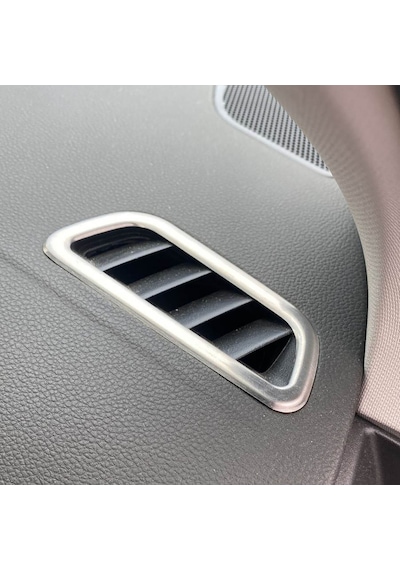Renault Megane Havalandırma Çerçevesi Üst Konsol - Krom Taşlı 2 Parça Hb/sd 2016+