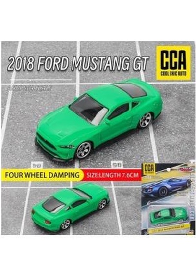 Cca Premium Series 2018 Ford Mustang Gt Yeşil 1/64 Model Araba