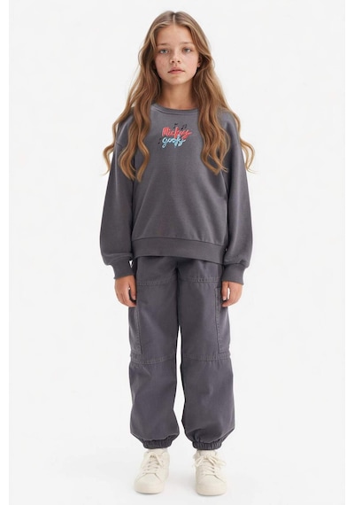 DeFacto Kız Çocuk Disney Mickey Mouse &Friends Oversize Geniş Kalıp Kapüşonlu Sırt Baskılı Sweatshirt D4378A824WNAR148 Antrasit DeFacto Kız Çocuk Disney Mickey Mouse &Friends Oversize Geniş Kalıp Kapüşonlu Sırt Baskılı Sweatshirt D4378A824WNAR148 Antrasit
