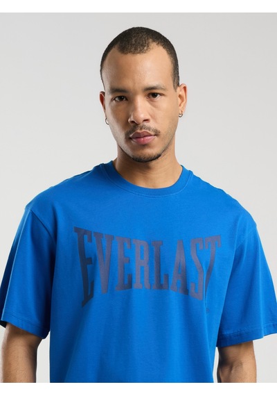 Everlast Ever Classics Comfort Logo Koyu İndigo Erkek Tişört Koyu İndigo