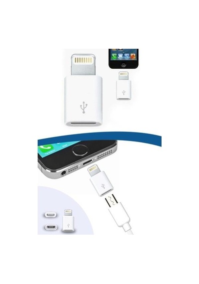 Apple Uyumlu iPhone Lightning Micro Usb Çevirici Dönüştürücü Adaptör
