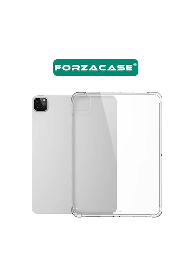 Forzacase Apple Uyumlu iPad  Pro 2024 13 İnch İle Anti Shock Silikon Kılıf Şeffaf - Fc014 Şeffaf