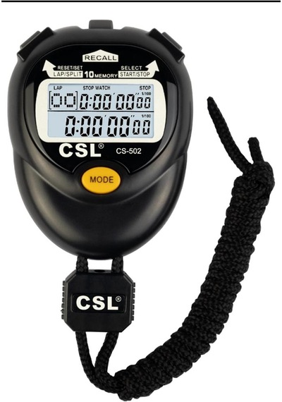 Csl Cg-502 Kronometre Siyah