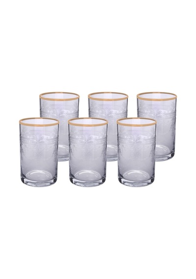 Decorium Kahve Yanı Su Bardağı 6lı Tumbler Elit 01 Altın