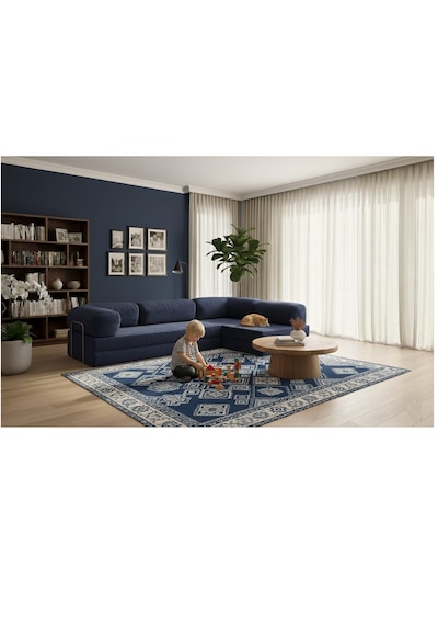 Herev 300x200 Süngerli Köşe Koltuk Takımı Fitilli Kadife Kumaşlı Yatak olabilir Şark Köşe Lacivert Herev 300x200 Süngerli Köşe Koltuk Takımı Fitilli Kadife Kumaşlı Yatak olabilir Şark Köşe Lacivert