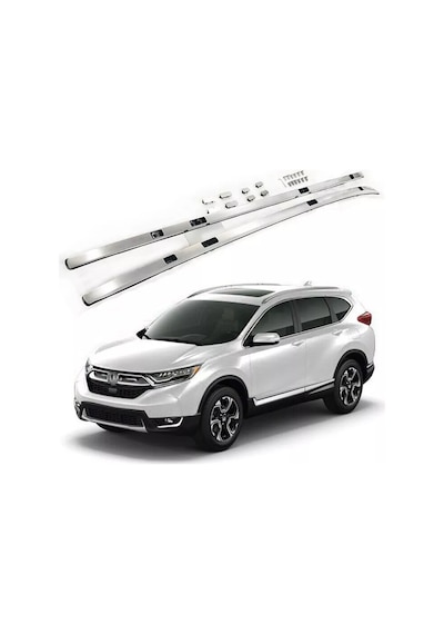Honda Crv Uyumlu Tavan Çıtası 2018- Oem Style Silver Gümüş