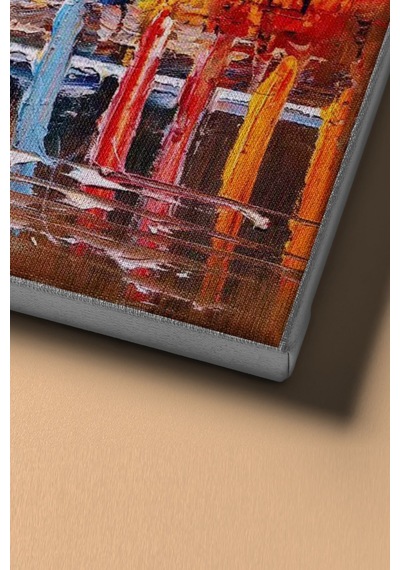 Webstyle Sayılarla Boyama Seti Kasnaklı Iskelede Bekleyiş 50 X 65 Cm