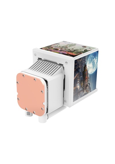 Thermaltake Mınecube 360 Ultra 3,95 İnc Tft Lcd 3x120mm Argb Beyaz Sivi Sogutma Kiti 360 MM