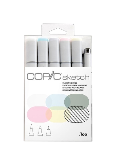 Copic Sketch Marker 6Lı Set Blending Basics