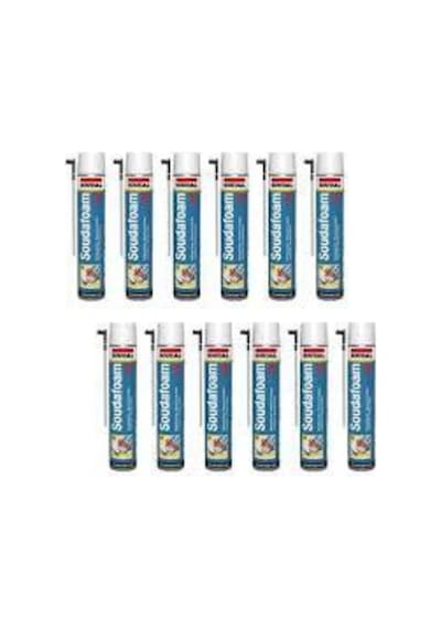 Soudal 1k Pipetli Poliüretan Köpük 600 Gr 12 Adet