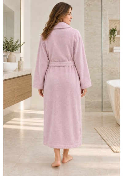 Özdilek Kadın/erkek Unisex Pamuklu Bornoz Xl - Pudra