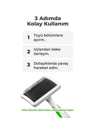 Andis Kedi Köpek İçin Genel Tarama Fırçası Sert Pinli Büyük